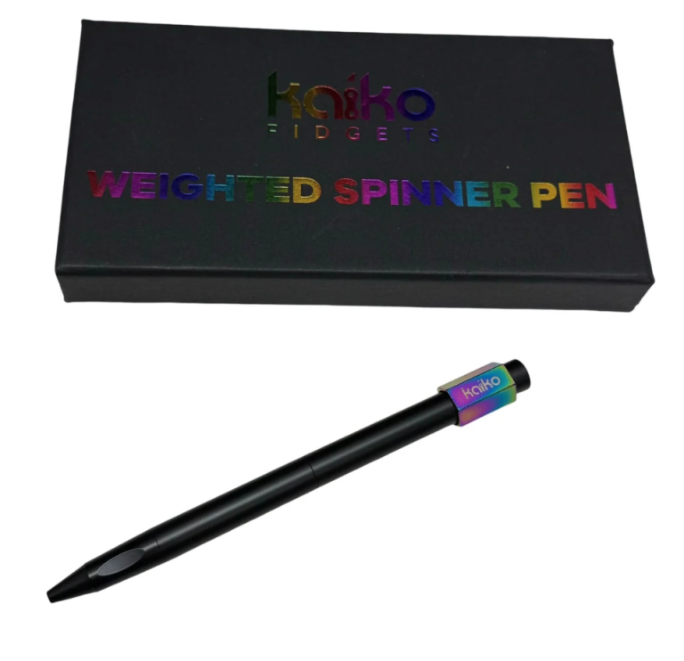 Oil Slick Weighted Spinner Pen