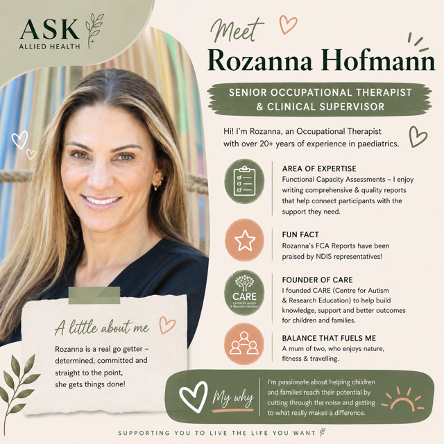 Rozanna Hofmann Occupational Therapist